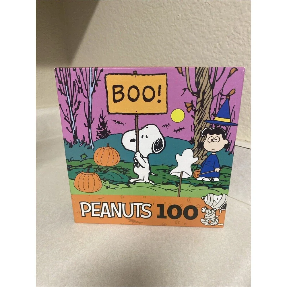 - Peanuts - Boo! - 100 Piece Jigsaw Puzzle for Kids and Adults New